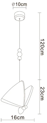 Подвесной светильник Divinare Letizia 1200 01 SP-6